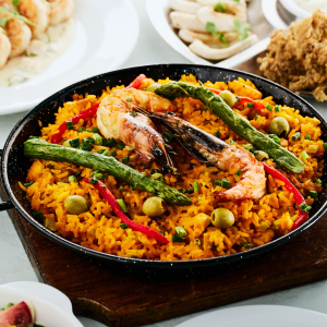 Paella en Panamá preparada al momento